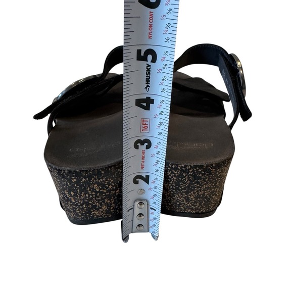 Dansko Susie Milled Black Nubuck Leather Slide Wedge Sandals Size 40 EU S1 - Picture 5 of 10